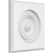 Ekena Millwork Standard Sedgwick Bullseye Rosette With Rounded Edge, 5"W x 5"H x 1/2"P ROSP050X050X050SDG04 - alternate 1